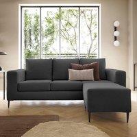 Abakus Direct Capri Reversible Corner Sofa in Black