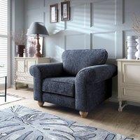 Abakus Direct Ingrid Collection Armchair in Dark Blue
