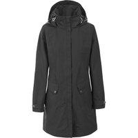 Trespass Women's Rainy Day Waterproof Jacket in Black | Size: Large