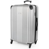 Gino Ferrari Business Travel Hard Shell Suitcase - Lightweight Cabin & Hold Luggage in Grey | Size: Medium