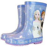 Disney Girl's Anna & Elsa Frozen Wellington Boots in Purple | Size: Infant 12