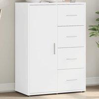 Berkfield Home Sideboard White 60x31x84 cm Engineered Wood | Size: 60 x 31 x 84 cm