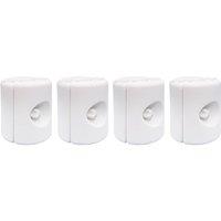mysmartbuy Set of 4 Plastic Gazebo Leg Weights - Add Strength & Stability to Gazebos, Marquees, Party Tents, Market Stalls - Each H25 x W21cm in White