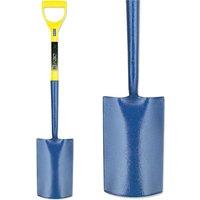 Pegdev Trenching GPO Trencher Shovel Spade Poly Fibre 2 Way with Lug in Yellow