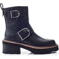 'Barbel' Leather Heeled Boots