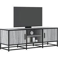 TV Cabinet Grey Sonoma 120x35x41 cm Engineered Wood and Metal