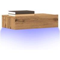 TV Cabinets with LED Lights 2 pcs Artisan Oak 60x35x15.5 cm