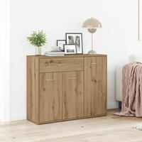 Berkfield Home Sideboard Artisan Oak 88x30x70 cm Engineered Wood in Brown | Size: 88 x 30 x 70 cm