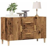 Berkfield Home Sideboard Old Wood 100x36x60 cm Engineered Wood in Brown | Size: 100 x 36 x 60 cm