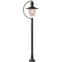 Lucide 'ARUBA' Dimmable Stylish Decorative Outdoor Bollard Lamp Post 1xE27 in Brown