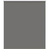 Berkfield Home Roller Blind Blackout Grey 125x175 cm Fabric Width 121.6 cm Polyester