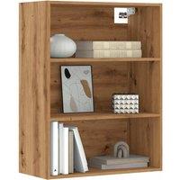 Berkfield Home Hanging Wall Cabinet Artisan Oak 69.5x32.5x90 cm in Brown