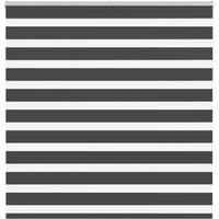 Berkfield Home Zebra Blind Black 140x150 cm Fabric Width 135.9 cm Polyester