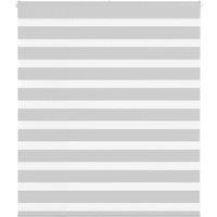 Berkfield Home Zebra Blind Light Grey 120x100 cm Fabric Width 115.9 cm Polyester