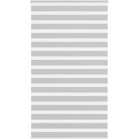 Berkfield Home Zebra Blind Light Grey 120x200 cm Fabric Width 115.9 cm Polyester