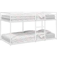 Bunk Bed without Mattress White 75x190 cm Steel