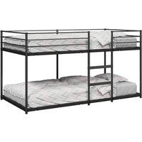 Berkfield Home Bunk Bed without Mattress Black 90x190 cm Steel