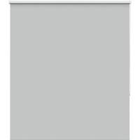 Roller Blind Blackout Light Grey 125x130 cm Fabric Width 121.6 cm Polyester