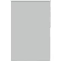 Berkfield Home Roller Blind Blackout Light Grey 145x230 cm Fabric Width 141.6 cm Polyester