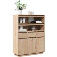 Highboard 89x34x116.5 cm Solid Wood Pine