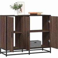 Sideboard Brown Oak 94x35x76 cm Engineered Wood