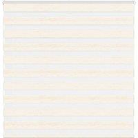 Berkfield Home Zebra Blind Marble Beige 140x150 cm Fabric Width 135.9 cm Polyester