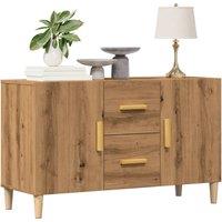 Berkfield Home Sideboard Artisan Oak 100x36x60 cm Engineered Wood in Brown | Size: 100 x 36 x 60 cm