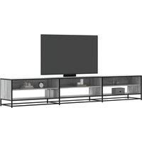 Berkfield Home TV Cabinet Grey Sonoma 270x40x46 cm Engineered Wood | Size: 270 x 40 x 46 cm