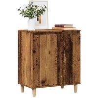 Berkfield Home Sideboard Old Wood 60x35x70 cm Engineered Wood in Brown | Size: 60 x 35 x 70 cm