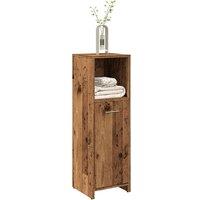 Berkfield Home Bathroom Cabinet Old Wood 30x30x95 cm Engineered Wood in Brown | Size: 30 x 30 x 95 cm