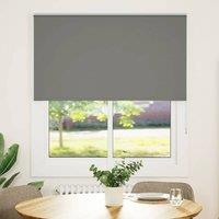 Berkfield Home Roller Blind Blackout Grey 135x130 cm Fabric Width 131.6 cm Polyester