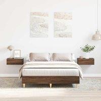 Berkfield Home Bed Frame No Mattress Brown Oak 120x190 cm Small Double Engineered Wood