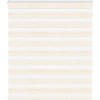Berkfield Home Zebra Blind Marble Beige 125x150 cm Fabric Width 120.9 cm Polyester