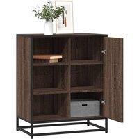 Berkfield Home Sideboard Brown Oak 62x35x76 cm Engineered Wood | Size: 62 x 35 x 76 cm
