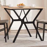 Berkfield Home Dining Table Legs Y-Frame 70x70x73 cm Steel in Black | Size: 70 x 70 x 73 cm