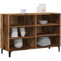Berkfield Home Sideboard Old Wood 103.5x35x70 cm Engineered Wood in Brown