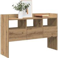 Berkfield Home Sideboard Artisan Oak 105x30x70 cm Engineered Wood in Brown | Size: 105 x 30 x 70 cm