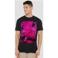 Squid Game Men's GUARDS TV SCREEN T-Shirt, Black | Size: 2XL