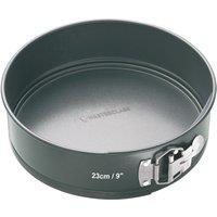 MasterClass Non-Stick Springform Loose Base Cake Tin, Carbon Steel, 23cm in Dark Grey