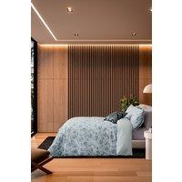 Nalu Nicole Scherzinger 'Kalea' Cotton Duvet Cover Set in Blue | Size: Single