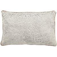 Nalu Nicole Scherzinger 'Glow' Woven Cushion in Stone | Size: 40 cm x 60 cm