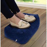 mysmartbuy Blue Inflatable Foot Cushion - Lightweight Portable Supportive Cushion for Resting Tired or Swollen Legs & Feet - 15 x 35 x 27cm