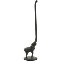 Orsina Fauna Elephant Toilet Roll Holder With Tail in Black