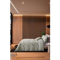 Nalu Nicole Scherzinger 'Kalea' Cotton Duvet Cover Set in Green | Size: Single