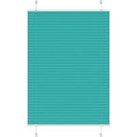 Berkfield Home Pleated Blind Petrol Green 100x150 cm Fabric Width 99.4 cm Polyester