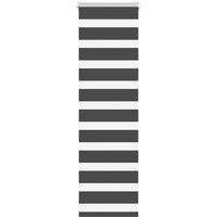 Berkfield Home Zebra Blind Black 40x150 cm Fabric Width 35.9 cm Polyester
