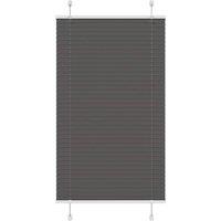 Berkfield Home Pleated Blind Black 75x100 cm Fabric Width 74.4 cm Polyester