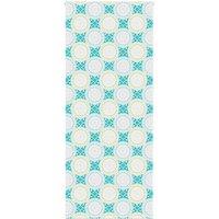 Berkfield Home Shower Roller Blind 90x240 cm Fabric Width 86 cm in Blue