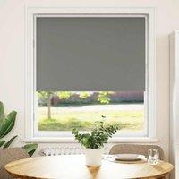 Berkfield Home Roller Blind Blackout Grey 105x150 cm Fabric Width 100.7 cm Polyester