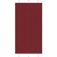 Berkfield Home Pleated Blind Bordeaux Red 105x200 cm Fabric Width 104.4 cm Polyester